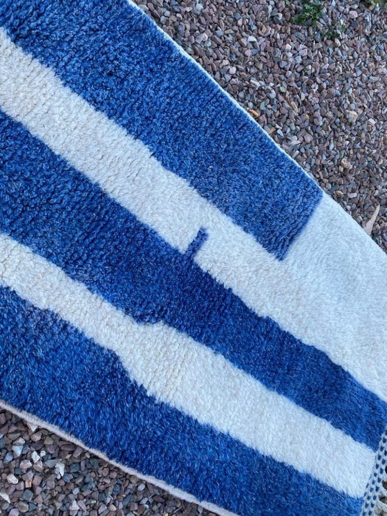 Image 1 of Handgefertigter Läuferteppich 300 cm x 70 cm