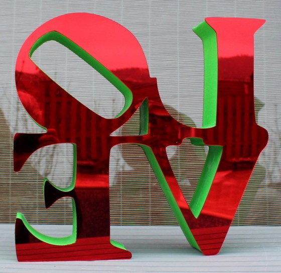 Image 1 of Scultura 3D "AMORE" – Design contemporaneo