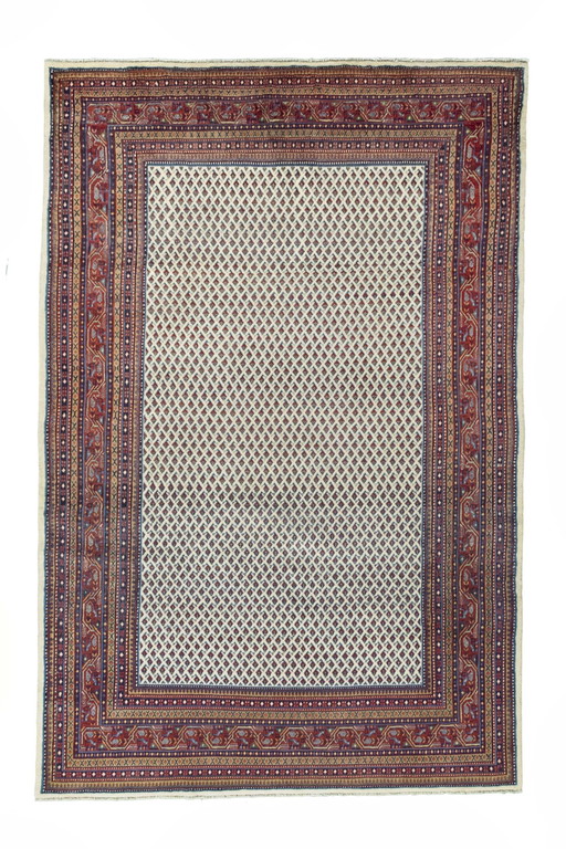 Tapis Sarough Mir noué à la main - 315 x 210 cm