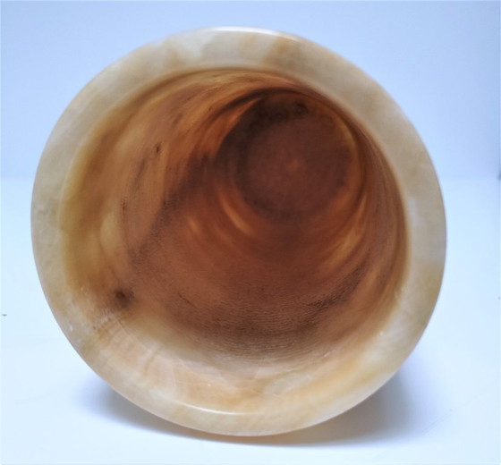 Image 1 of 1970s onyx roller vase