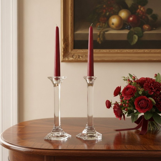 2 portacandele in cristallo vintage C.J. Riedel per Riedel Glas – Vetro (photo 2 of 5)
