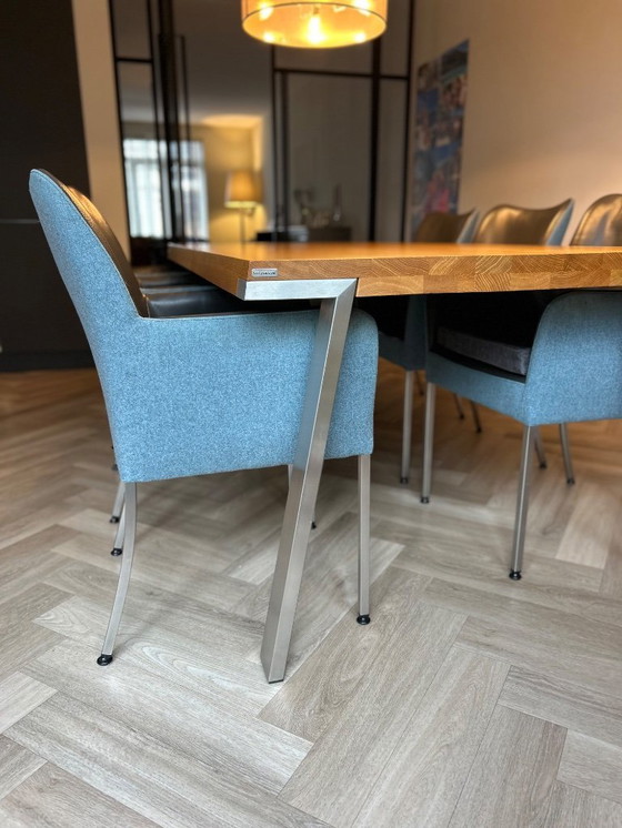 Image 1 of Bert plantation dining table + 6 chairs