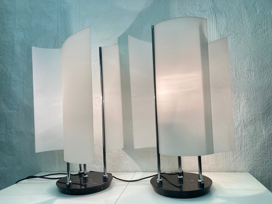Image 1 of 2 XXL Arianna table lamps Design Bruno Gecchelin for Oluce 1990