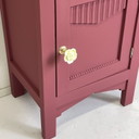 Mesilla de noche Brocante French Antique Restyle Bordeaux