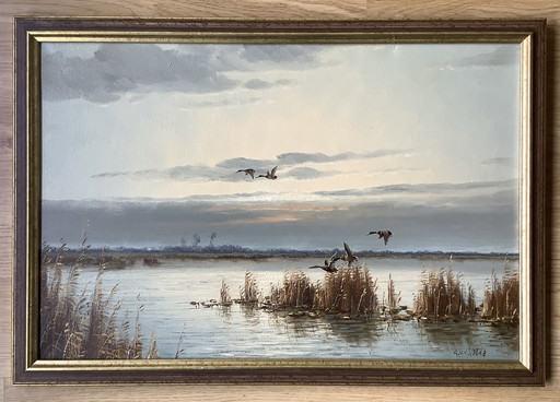 Gien van de Velde Peinture des lacs de Waddinxveen