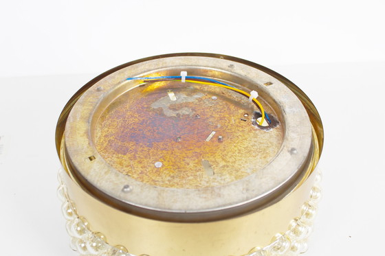 Image 1 of 1x Glass bubble flush mount light by Helena Tynell for Glashutte Limburg