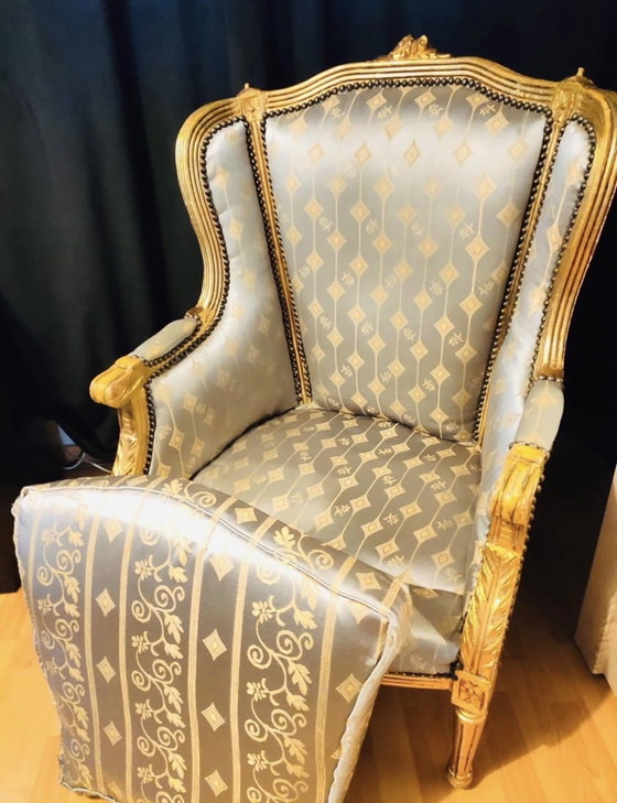 Image 1 of 🪑 Superbe Ensemble de 4 Fauteuils Louis XV – Élégance et Authenticité Française Prix à l’Unité 200€
