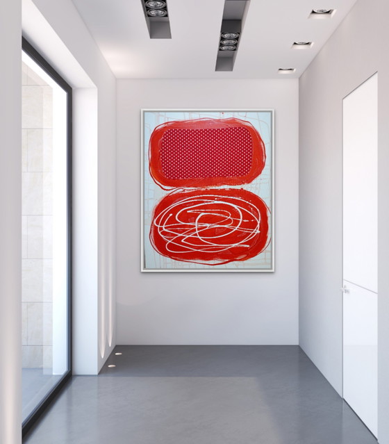 Antadze Abstract Composition XXL – Paintings & Drawings, Canvas, Textile (photo 4 of 15)