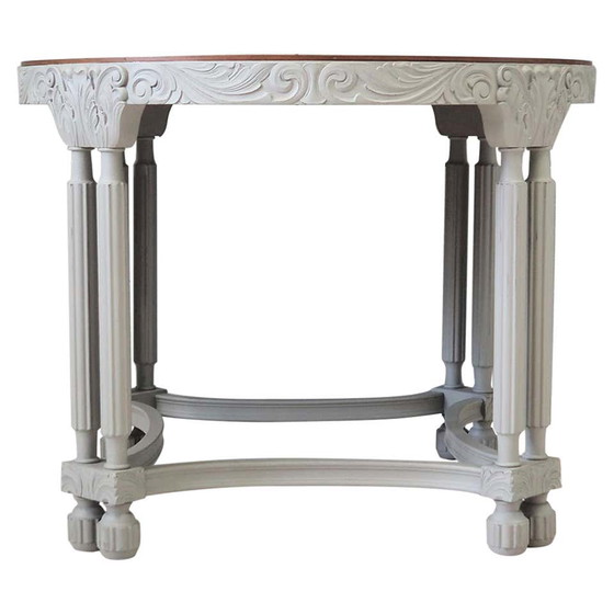 Image 1 of Table basse en chêne, design danois, années 1940, production : Danemark