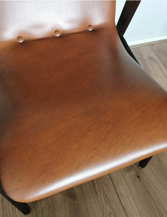 Fauteuil Vintage Mid-Century Louis Van Teeffelen – Skai, Wood (photo 7 of 7)