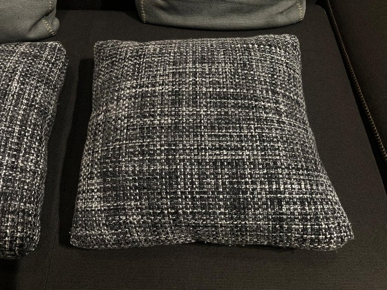 Image 1 of Coussins Minotti originaux Noir/Blanc