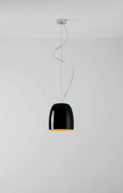 Prandina Notte Hanglamp S5 Zwart / Goud