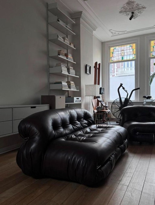 Cassina Soriana 2-zitsbank van Afra & Tobia Scarpa