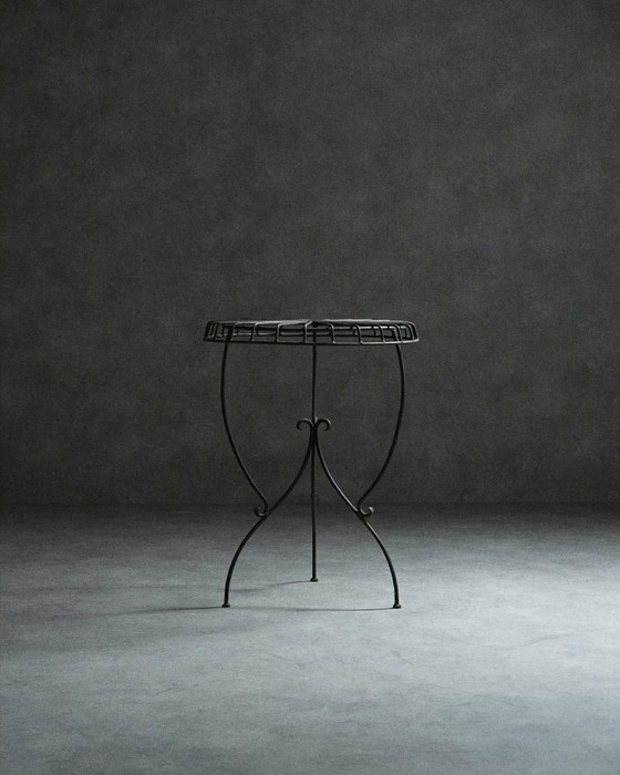 Image 1 of sedia e tavolo Spine nello stile di André Dubreuil.