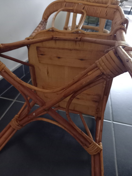 Image 1 of Rattan-Hochstuhl