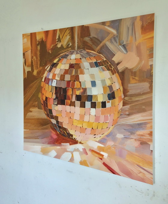 Square Disco Ball – Paintings & Drawings, Canvas (photo 2 of 7)