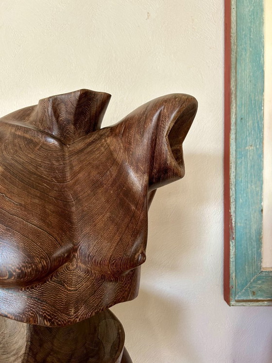 Hombre torso, Esculturas, Madera, Beige, Abstract (foto 17 de 18)