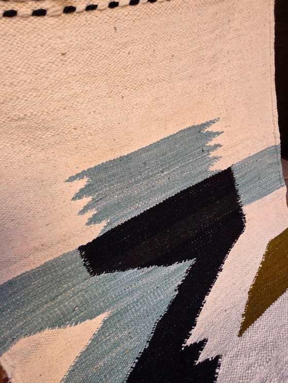 Image 1 of Tappeto marocchino Kilim a tessitura piatta 150 x 100 cm