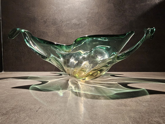 Image 1 of Unique vintage Murano art glass centerpiece