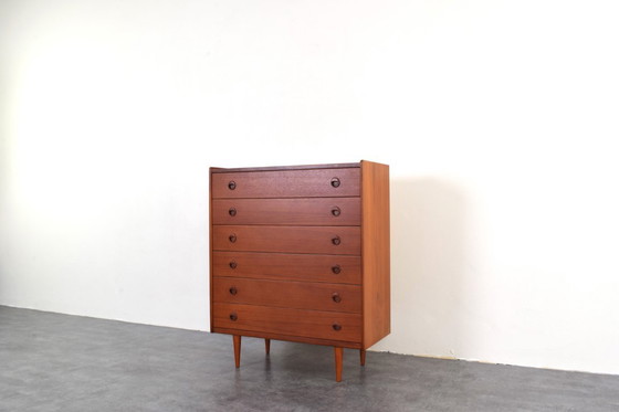 Image 1 of Mid-Century Danish Teak Chest of Drawers, 1960s.