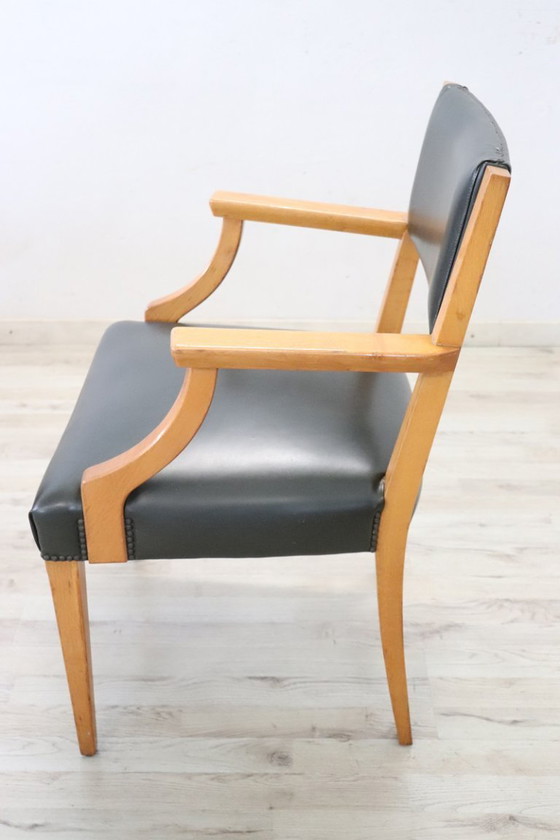 Image 1 of Fauteuil de bureau italien Mid Century