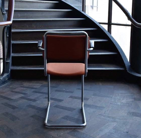 Image 1 of 4 sillas de comedor Gispen 201