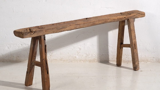Antique wabi sabi style bench (c.1870) #79 – Benches (photo 3 of 39)