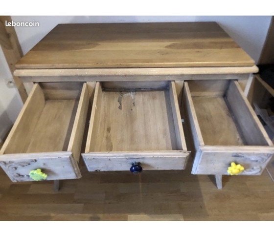 Restaurierter antiker Schreibtisch im Stil Louis XV – Unikat – pas de marque, Wood (photo 3 of 6)
