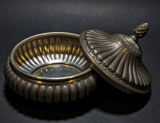 Metalars Pure Pewter Bonbonnière - Italy 1970 – Decorative Objects (photo 2 of 5)