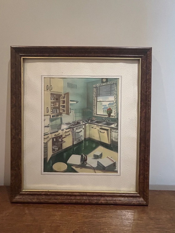 Image 1 of vintage illustration from 1950