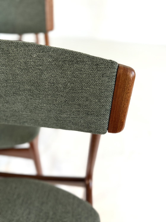 Image 1 of Set van 4 vintage Deense eetkamerstoelen, Thorsø Møbelfabrik ‘70