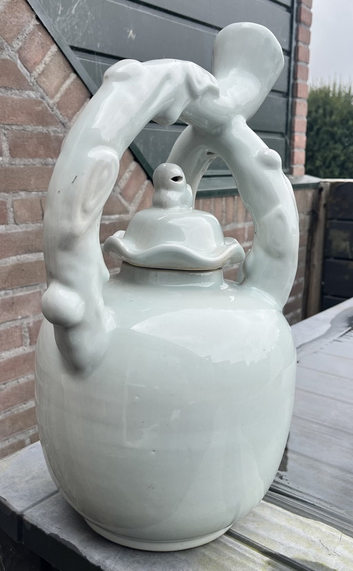 Polspotten Teapot Strong Sample Sale Prototype Green – decoratieve objecten, Ceramic, Porcelain (photo 2 of 5)