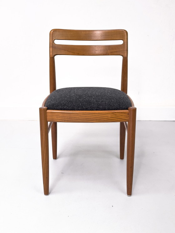 Image 1 of Sillas de comedor danesas de teca de H. W. Klein para Bramin, años 60, juego de 6