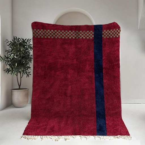 Traditioneel handgemaakt Beni Mrirt Berber tapijt, formaat 1,5/2,5 m – Aime Té, vloerkleden en tapijten, Wool