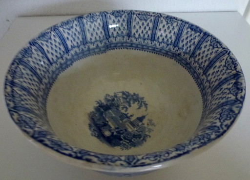 3 cuencos para armarios/alacenas, color azul Ironstone Trans. “Shannon”.