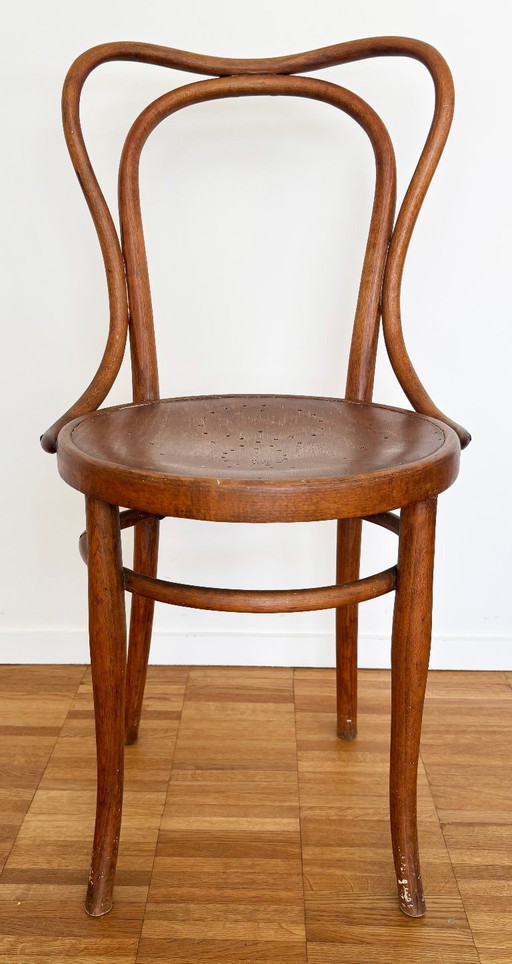 Sedia da caffè vintage in stile Thonet – eetkamerstoelen, Wood (photo 2 of 7)