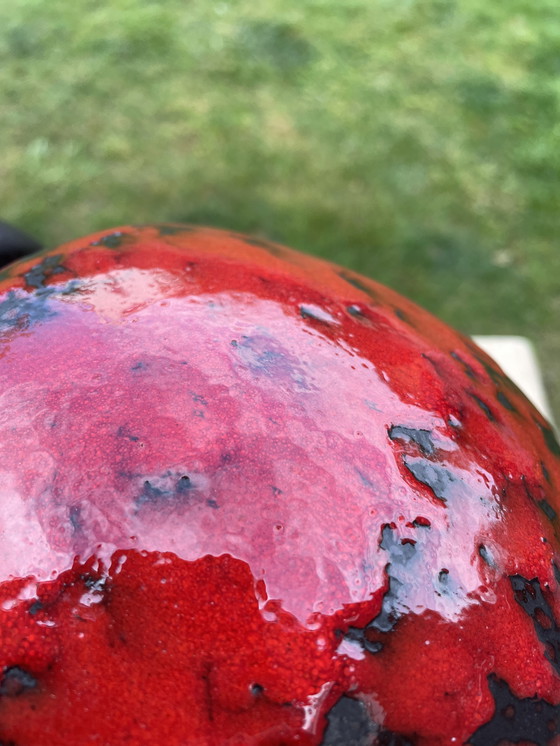 Image 1 of Vintage Duitse Fat Lava Vaas Jaren 70