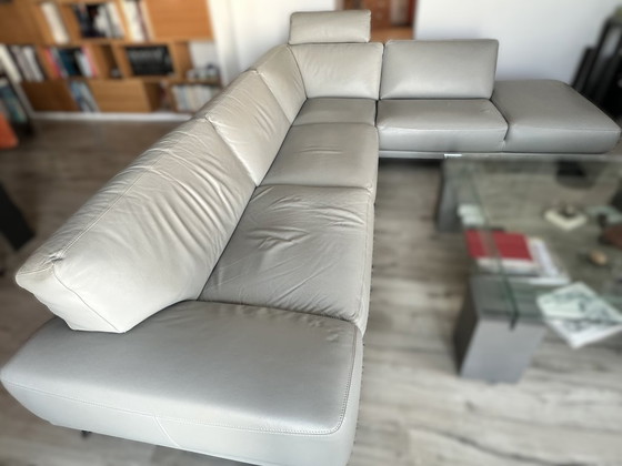 Divano angolare Roche Bobois, Divani angolari, Pelle, Grigio (foto 5 di 7)