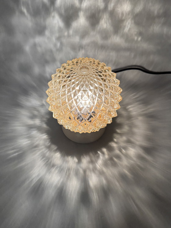 Image 1 of Vintage ceiling lamp in cut glass
