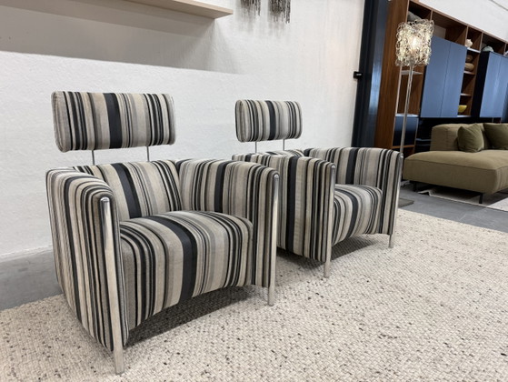 2 Leolux Goncharov Armchair Stripe Fabric – Other (photo 3 of 9)