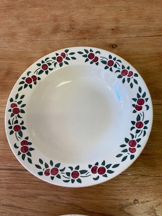 Image 1 of Set of 4 vintage "Montereau" plates