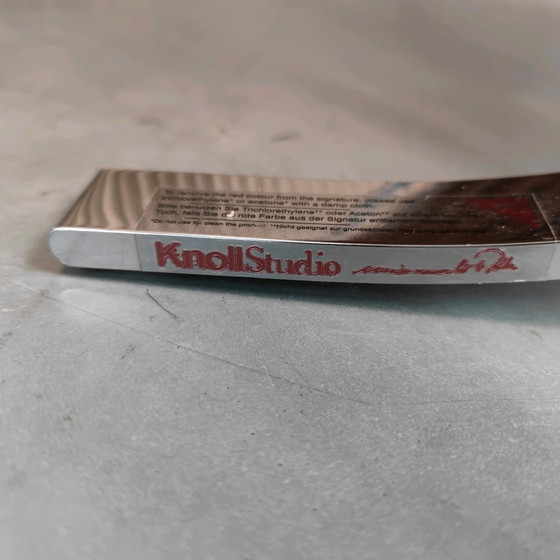 Image 1 of Sillón Knoll Barcelona - Nuevo, sin estrenar, en piel color caramelo y coñac - Diseño de L. Mies van der Rohe y Lilly Reich, 192