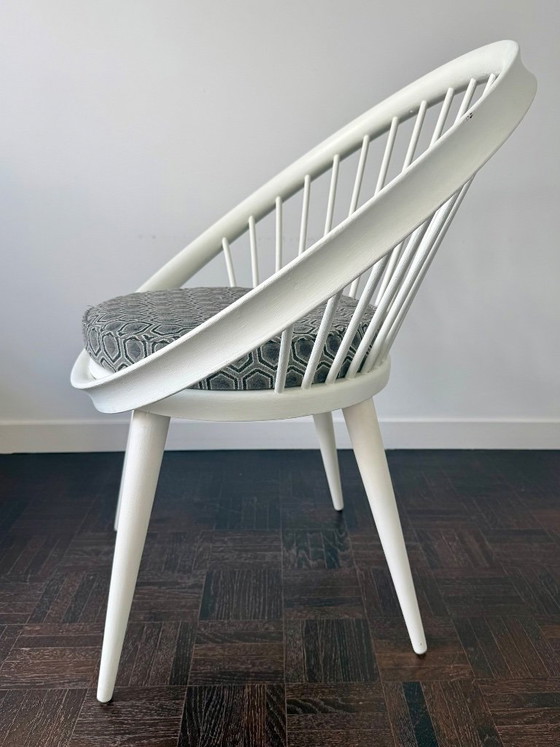 Skandinavischer Sessel 1960 Yngve Ekstrom – Stühle und Loungesessel, Textile, Wood (photo 4 of 10)