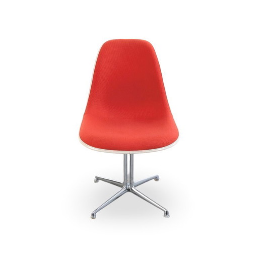 4er Set La Fonda Stühle Vitra Charles Eames Fiberglas Vintage – kuipstoelen, Chrome (photo 2 of 10)