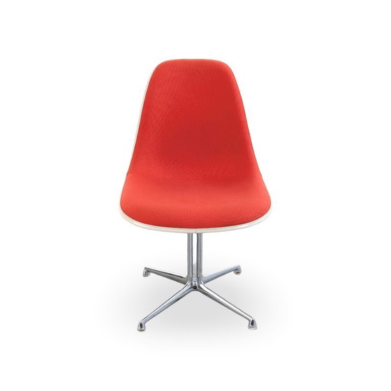 Set of 4 La Fonda chairs Vitra Charles Eames fiberglass vintage – Side chairs, Chrome (photo 2 of 10)