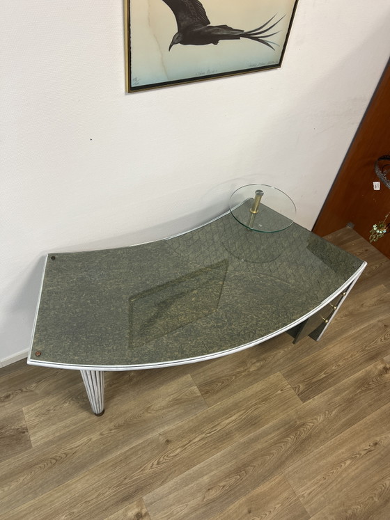 Image 1 of Bureau boomerang Art Déco