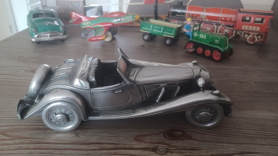 Image 1 of Modellino da scrivania Mercedes Benz 540K in latta e peltro, anno 1939.