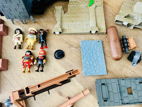 Image 1 of rare Big lot Playmobil dragons castle parts vintage collectible toy + extra