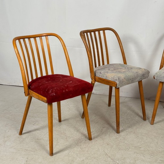 Image 1 of Jitona Tsjechoslowaakse eetkamerstoelen, jaren 60 – set van 4