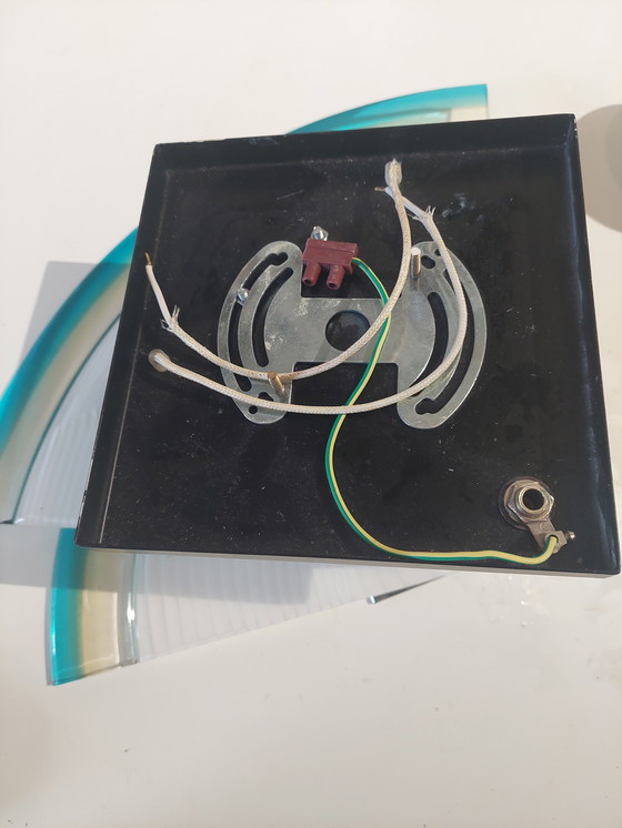 Image 1 of Murano wandlamp uit het midden van de 20e eeuw van Leucos